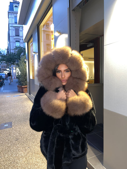 Alina coat black